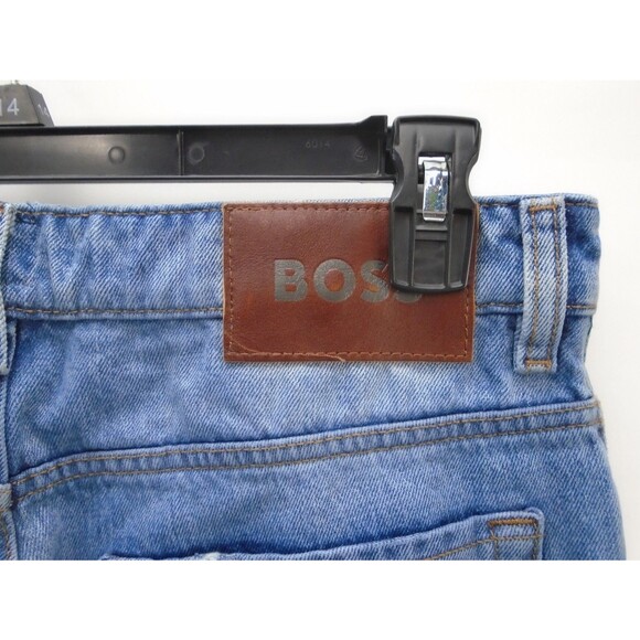 Hugo Boss R.E Maine Jeans Mens Size 34x32 Regular Fit Stretch Denim Blue - Picture 12 of 13